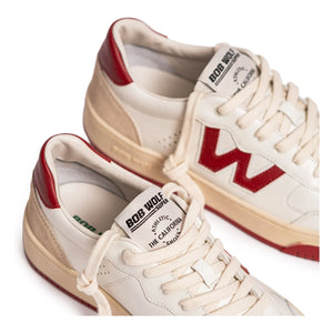 Bob Wolf - Legacy Leather and Suede Sneakers | Red