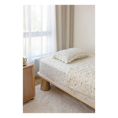 Soft Spot - Elastic sheet made of organic cotton with Blueberries