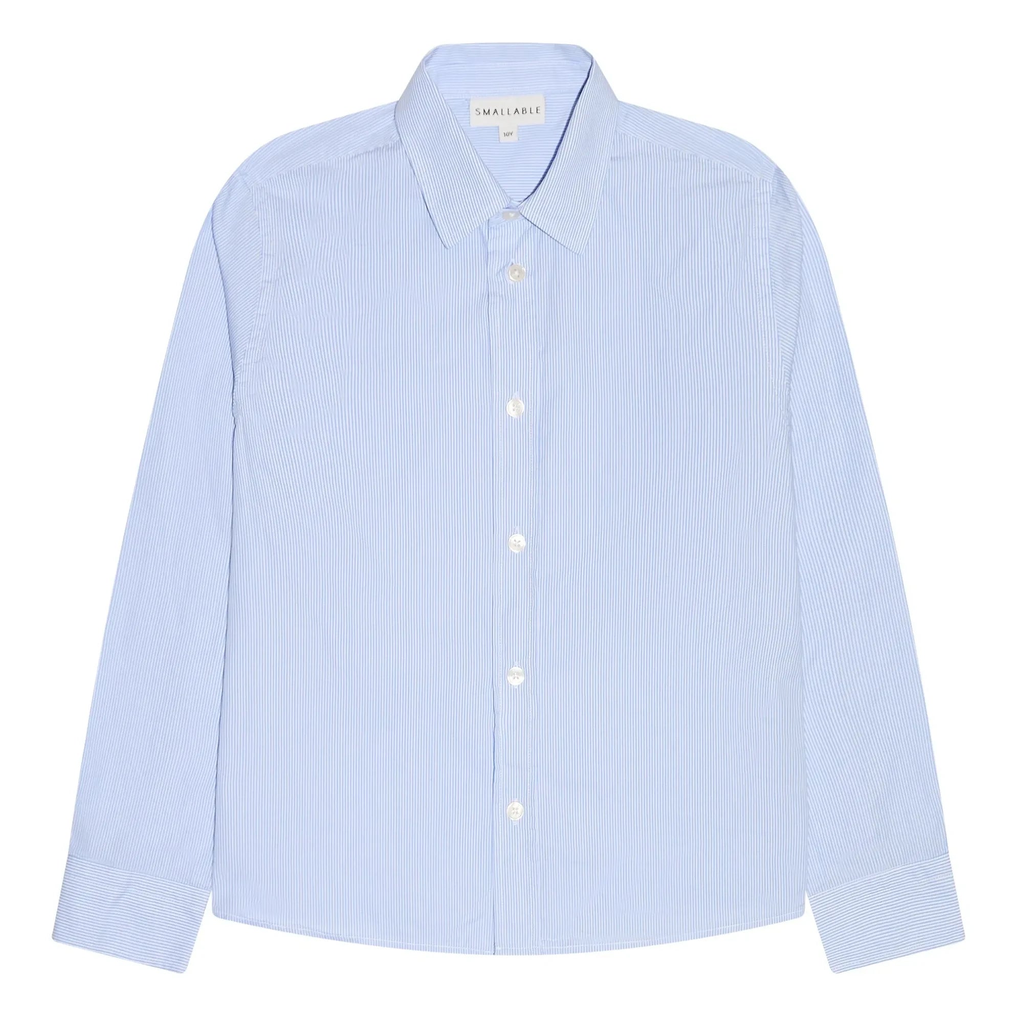 Smallable Kid - Zak Striped Shirt | Light Blue