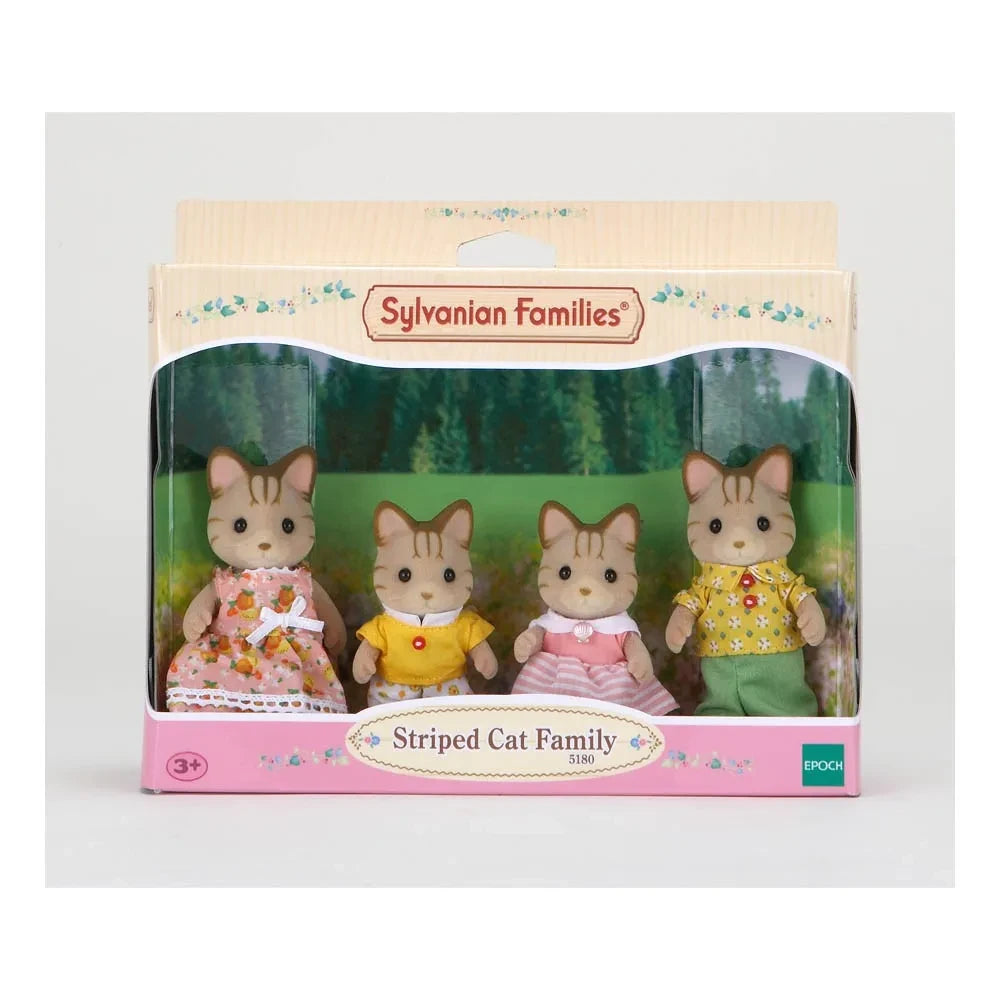 Sylvanian Families - Striped Cat Family