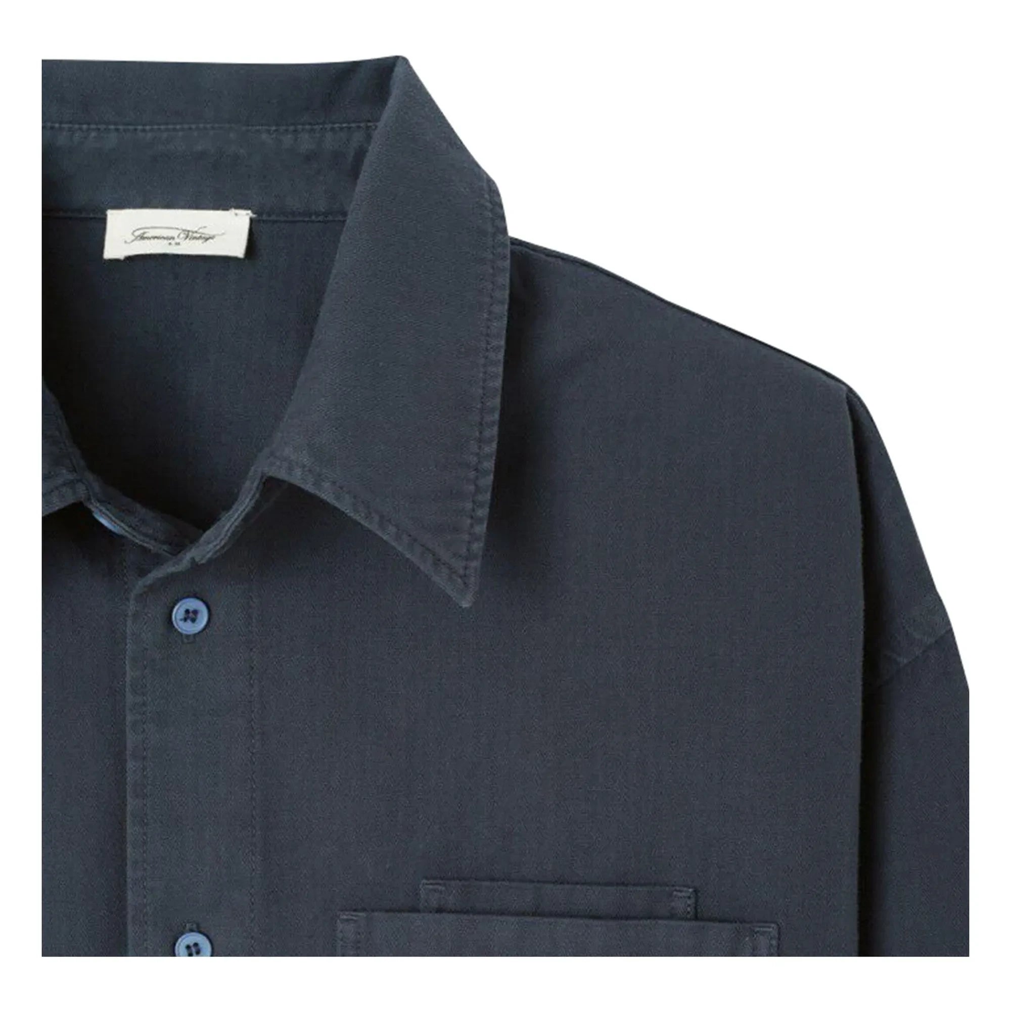American Vintage - Abotown Shirt | Blue Black
