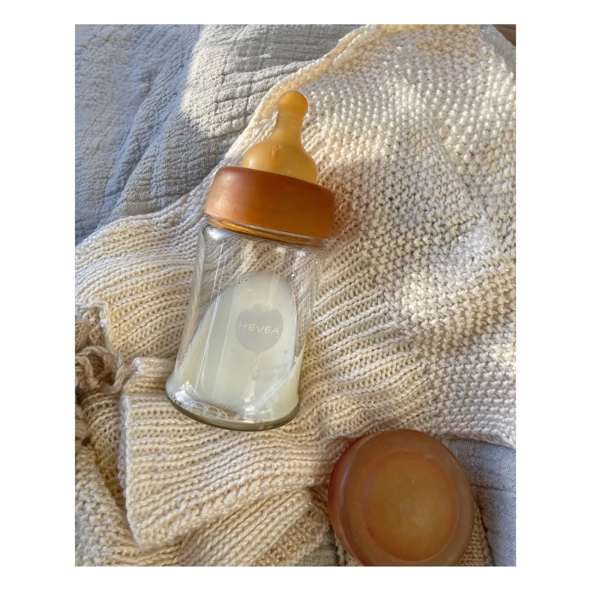 Hevea - Wide Mouth Glass Bottles - Slow Flow - Set of 2
