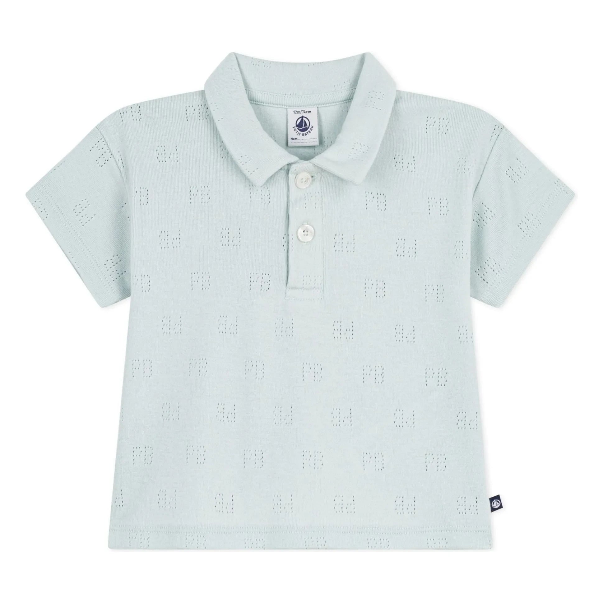 Small Boat - PB Openwork Polo Shirt | Adaçayı
