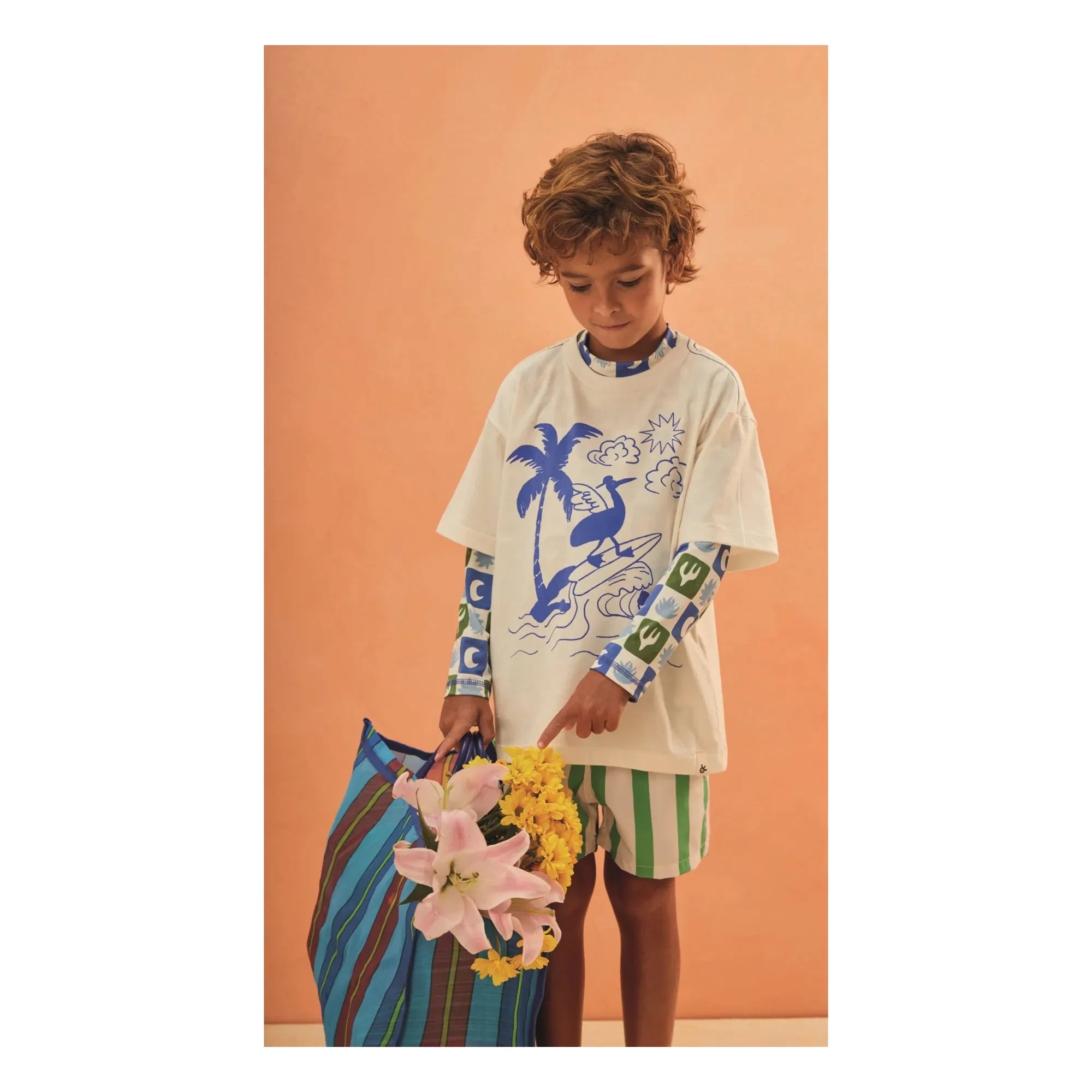 Fabula - Surf T-shirt | White