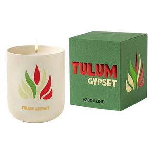 Assouline - Tulum seramik mum | Yeşil