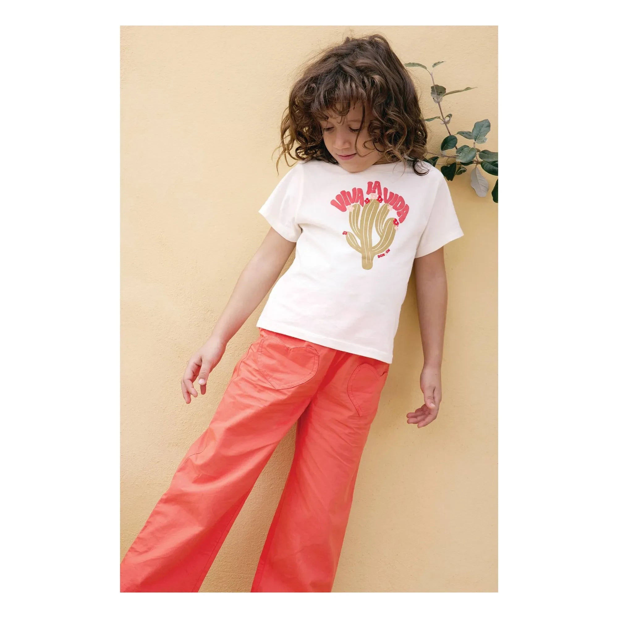 Bonton - Tubo Viva Cactus T-Shirt | Ecru