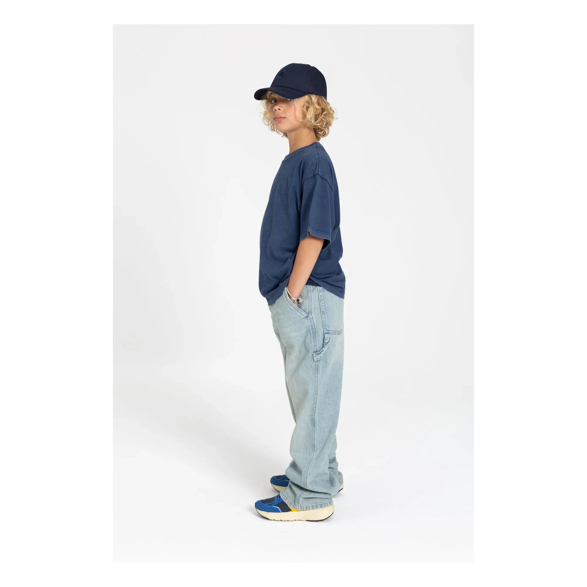 Smallable Kid - Nils Organic cotton t-shirt | Navy blue