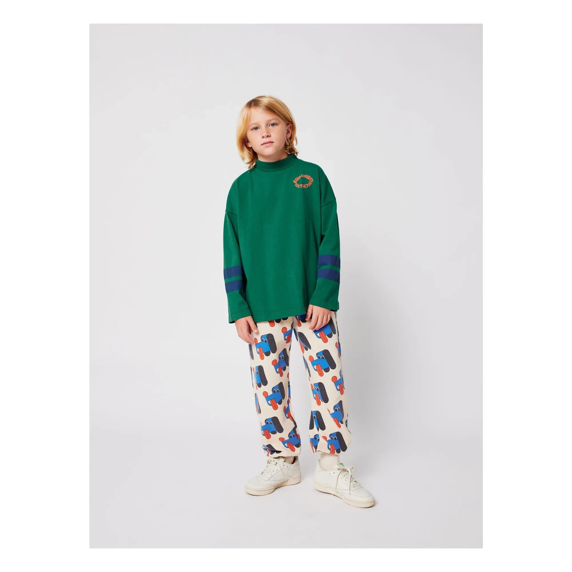 Bobo Choses - Tic Tac Toe Organic Cotton T-Shirt | Green