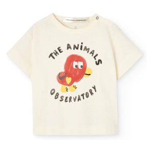 The Animals Observatory - Pangolin T-shirt Organic Cotton | White