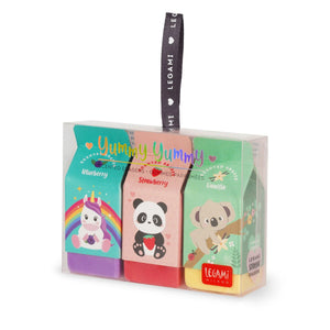 Legami - 3'lü Seti Scented Erasers - Yummy Yummy