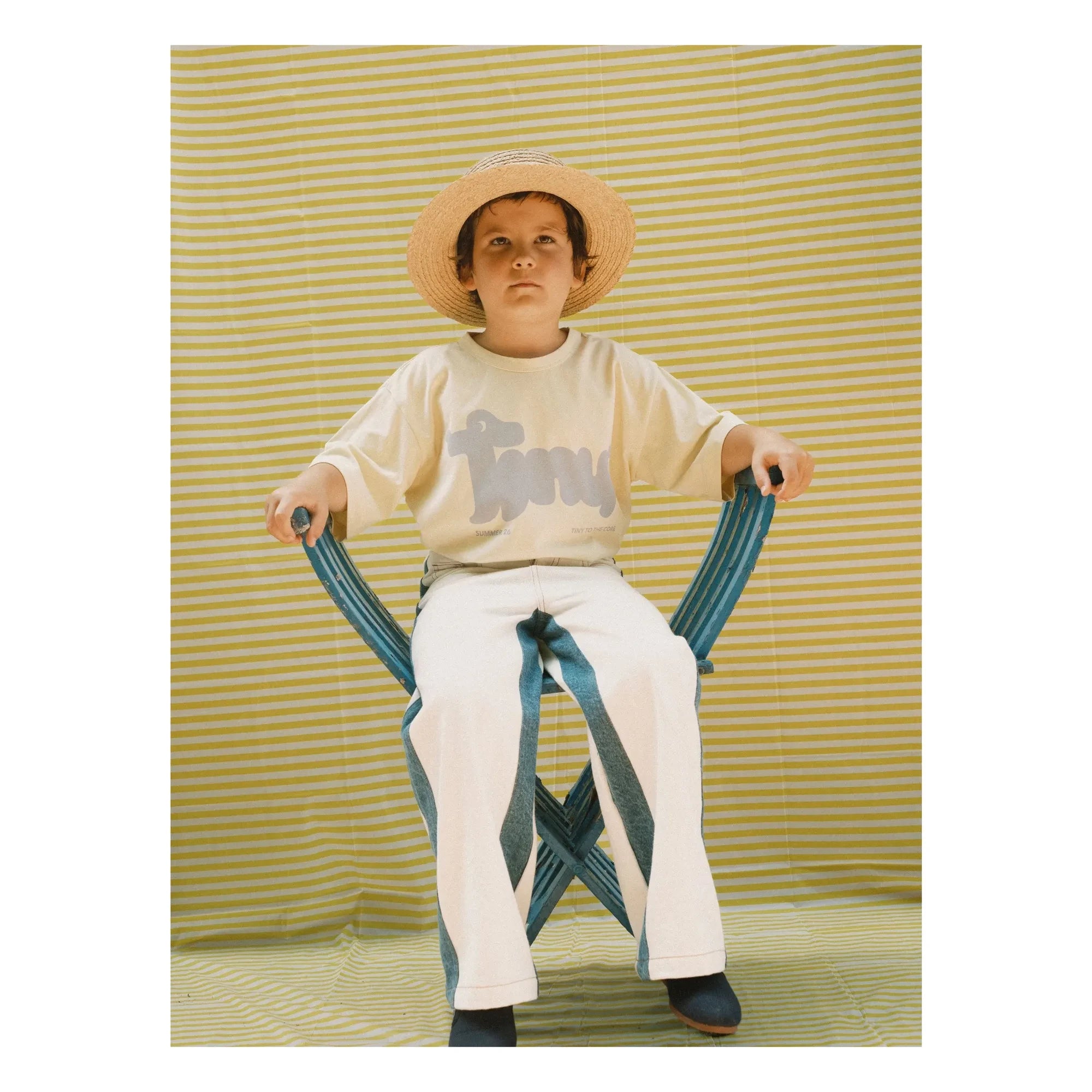 Tinycottons - Tiny Dog Organic Cotton T-Shirt | Light Yellow