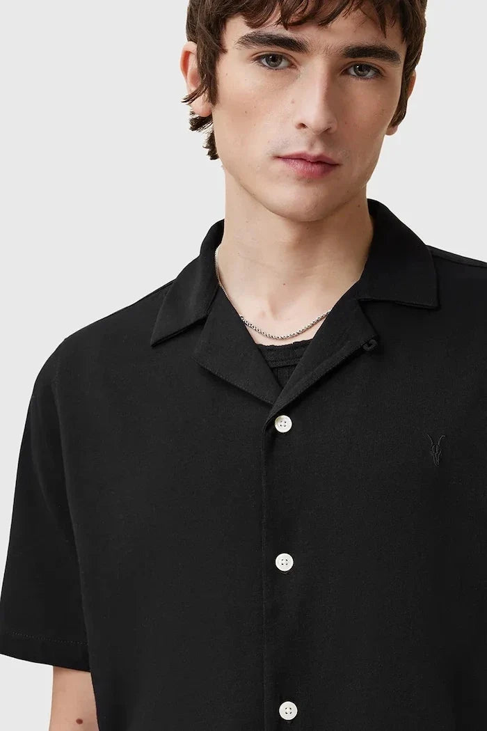 AllSaints Erkek Pamuklu Gömlek HUDSON