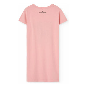 The Animals Observatory - Gorilla Horse Organic Cotton Dress | Light Pink