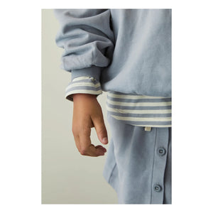 Gray Label - Oversized organic cotton sweatshirt | Powder Blue