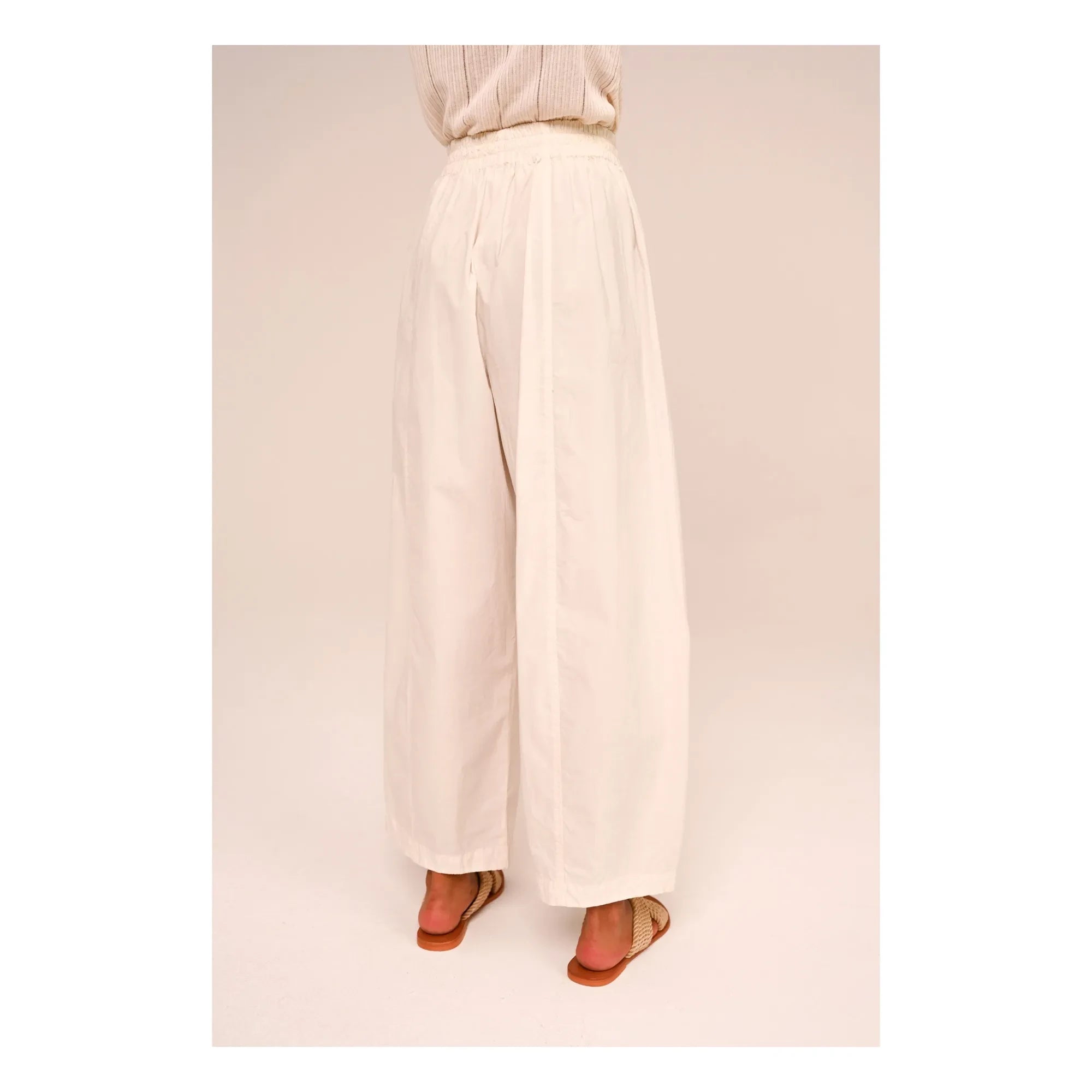 Sacrécoeur - Liam Poplin Pants | Ecru
