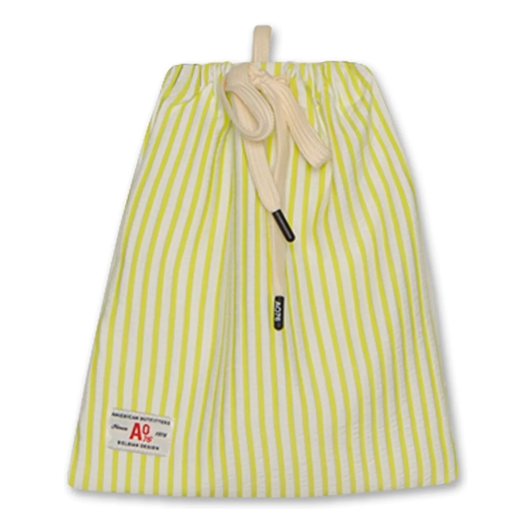 AO76 - Dara Striped Swimsuit | Yellow
