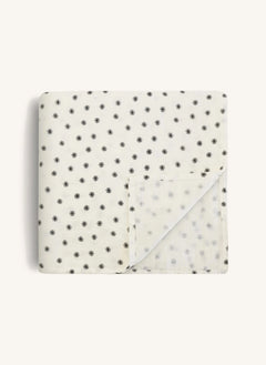 Mushie - Daisy swaddle blanket | Beige