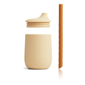 Liewood - Ellis Silicone Straw Cups - Set of 2 | Sand
