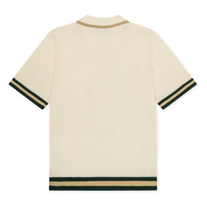 Les Deux - Lace Knit Polo | Off-white