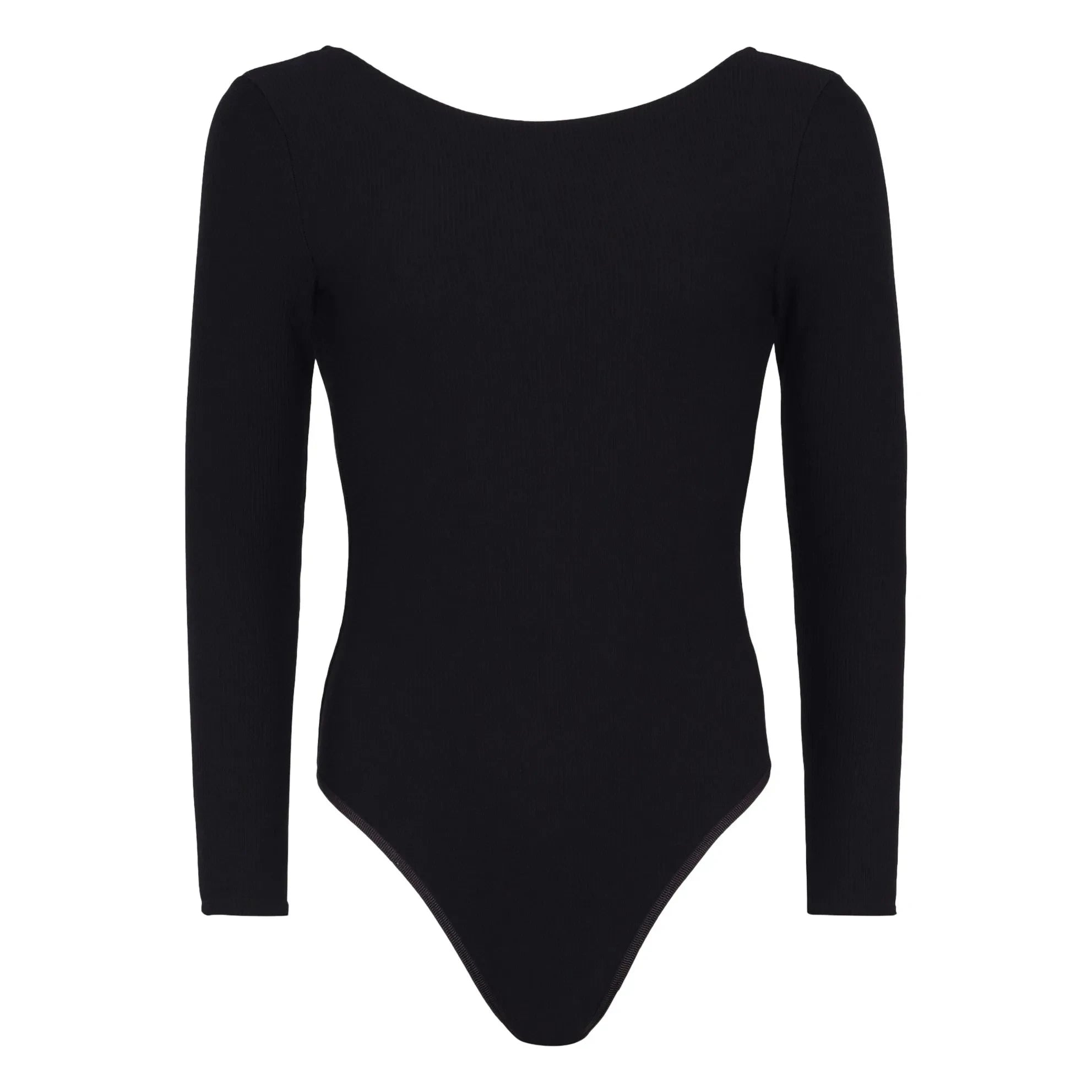 Flair - Andy Ribbed Bodysuit | Black