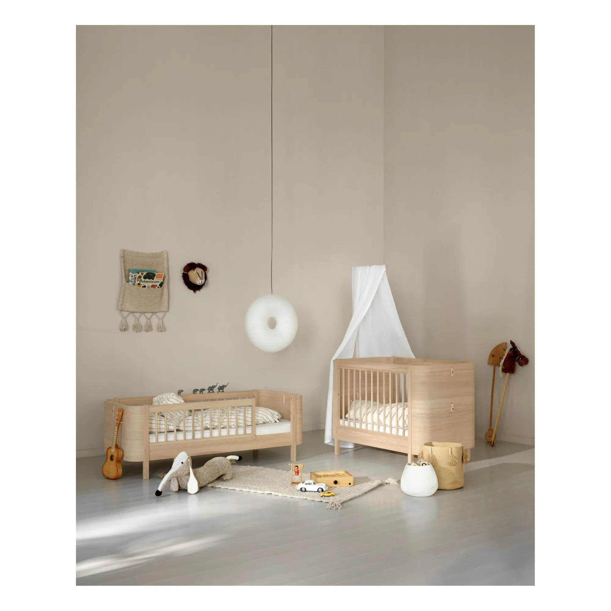 Oliver Furniture - Wood Mini+ Cot and Junior Kit | Oak