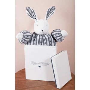 Tartine et Chocolat - Augustin The Rabbit Soft Toy 1977 - 25 cm | Navy Blue
