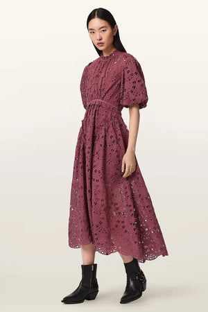AllSaints ODETTE kloş elbise