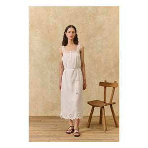 Louise Misha - Madera Organic Cotton Dress | Ecru