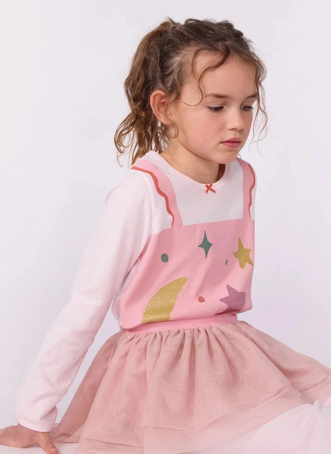 Petit Bateau - Tutu Dancer Pajamas | Pink