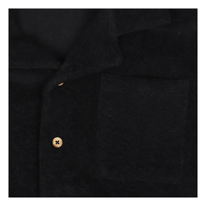 Tumble N'Dry - Coastal organic cotton terry shirt | Dark Blue