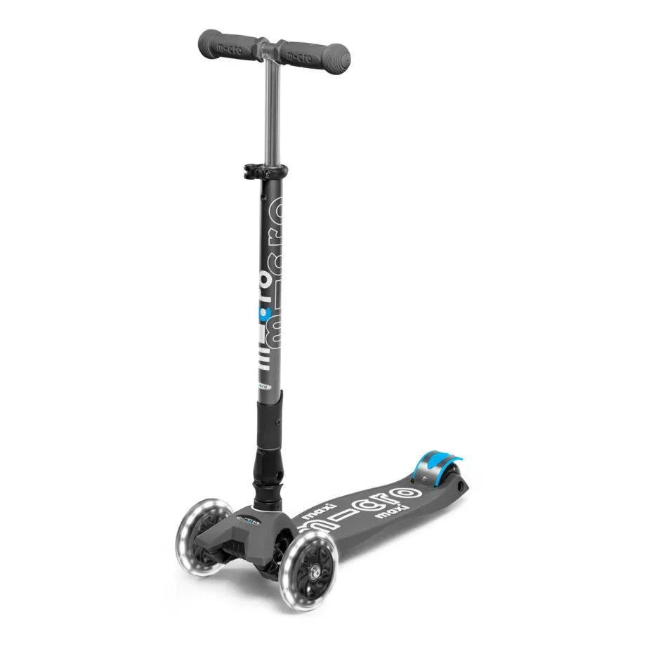 Micro - Maxi Foldable LED Scooter | Gray