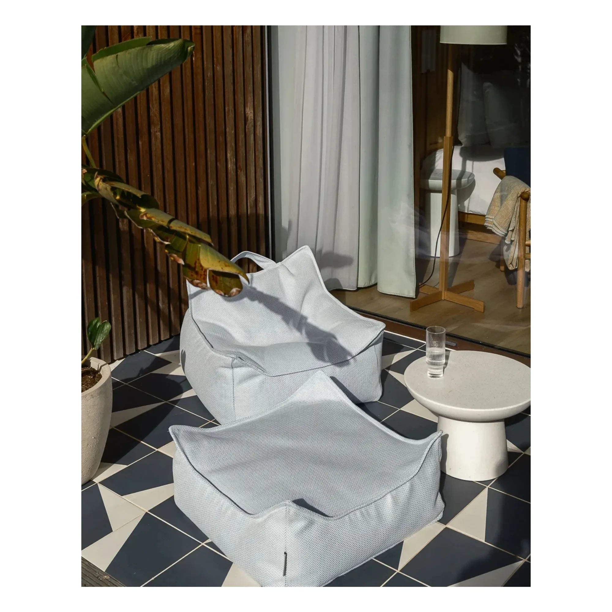 Wigiwama - Outdoor Pouf | Light Blue