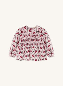 Fliink - Winter Cherries Gipeli Blouse | Pink