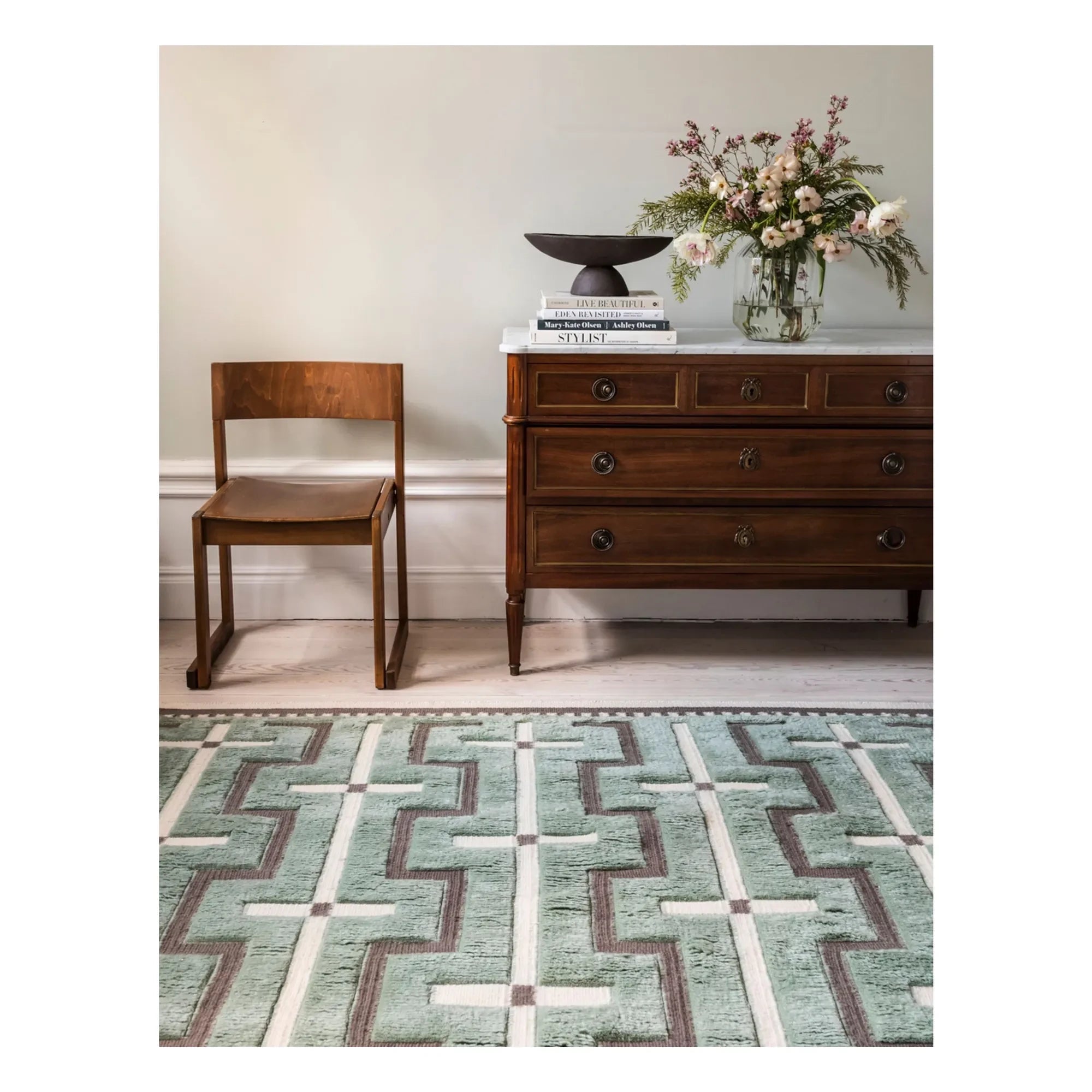Layered - Johanna Wool Rug | Sage