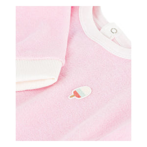 Small Boat - Pembe Buz Süngeri Sweatshirt