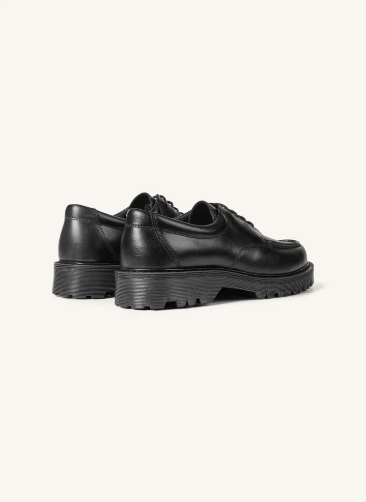 Garment Project - Pete Moc Toe Leather Derby Shoes | Black