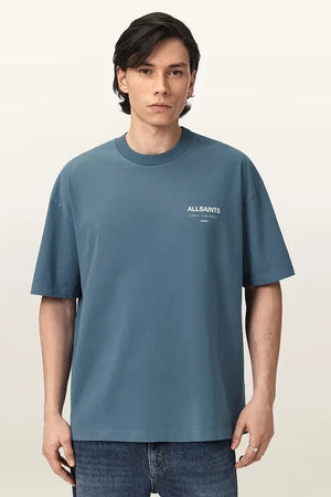 AllSaints Erkek Pamuklu Oversize Tişört