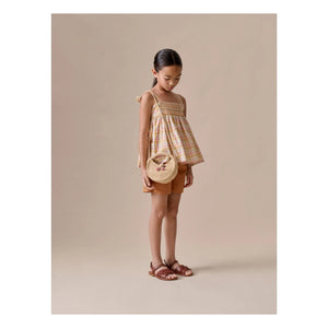 Bonpoint - Leslie Organic Cotton Shorts | Caramel