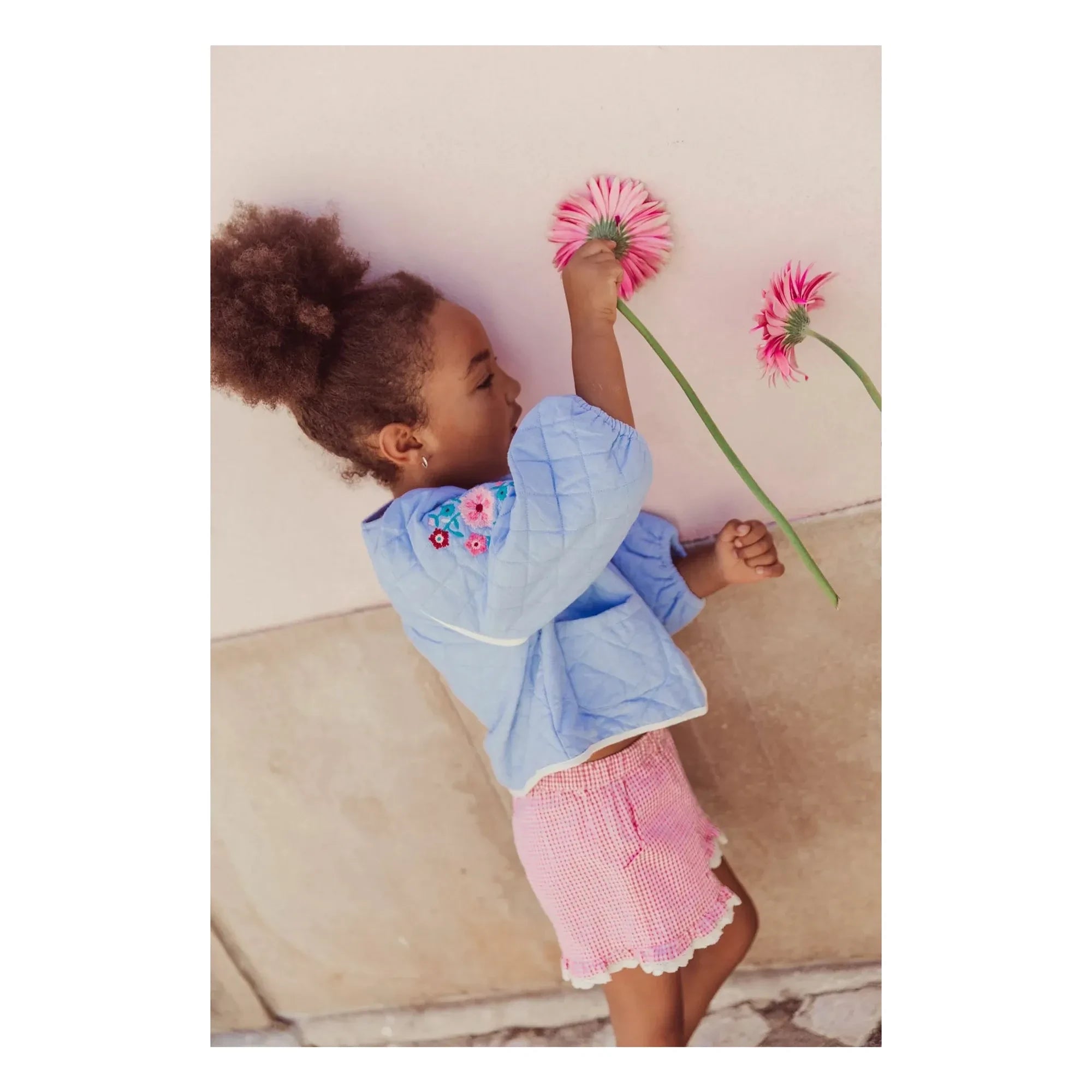 Louise Misha - Joulia Organic Cotton Jacket | Light Blue