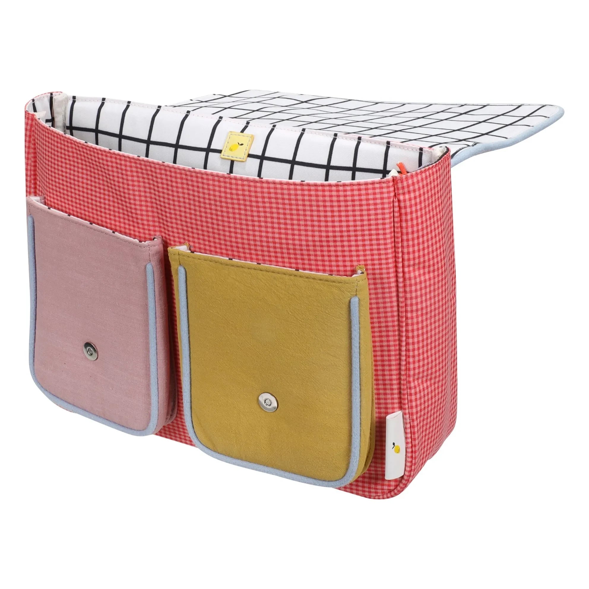 Sticky Lemon - Satchel Fleur Checks | Boise in Rose Tones