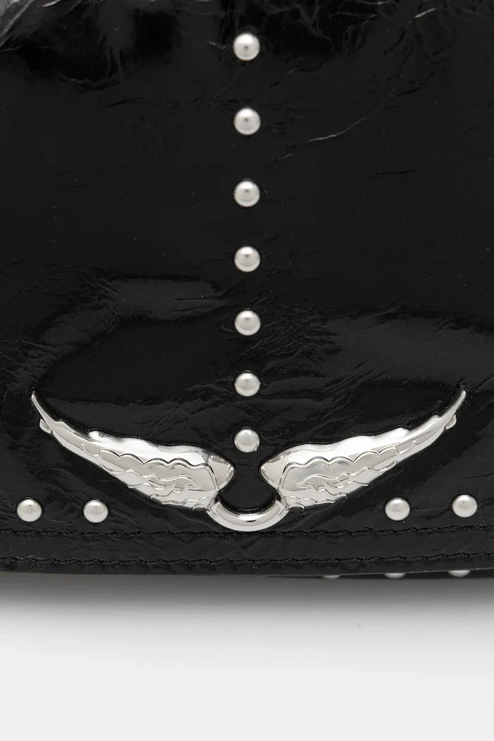 ZADIG&VOLTAIRE LE ZOUZOU VINTAGE PATENT STUDS Deri Çanta