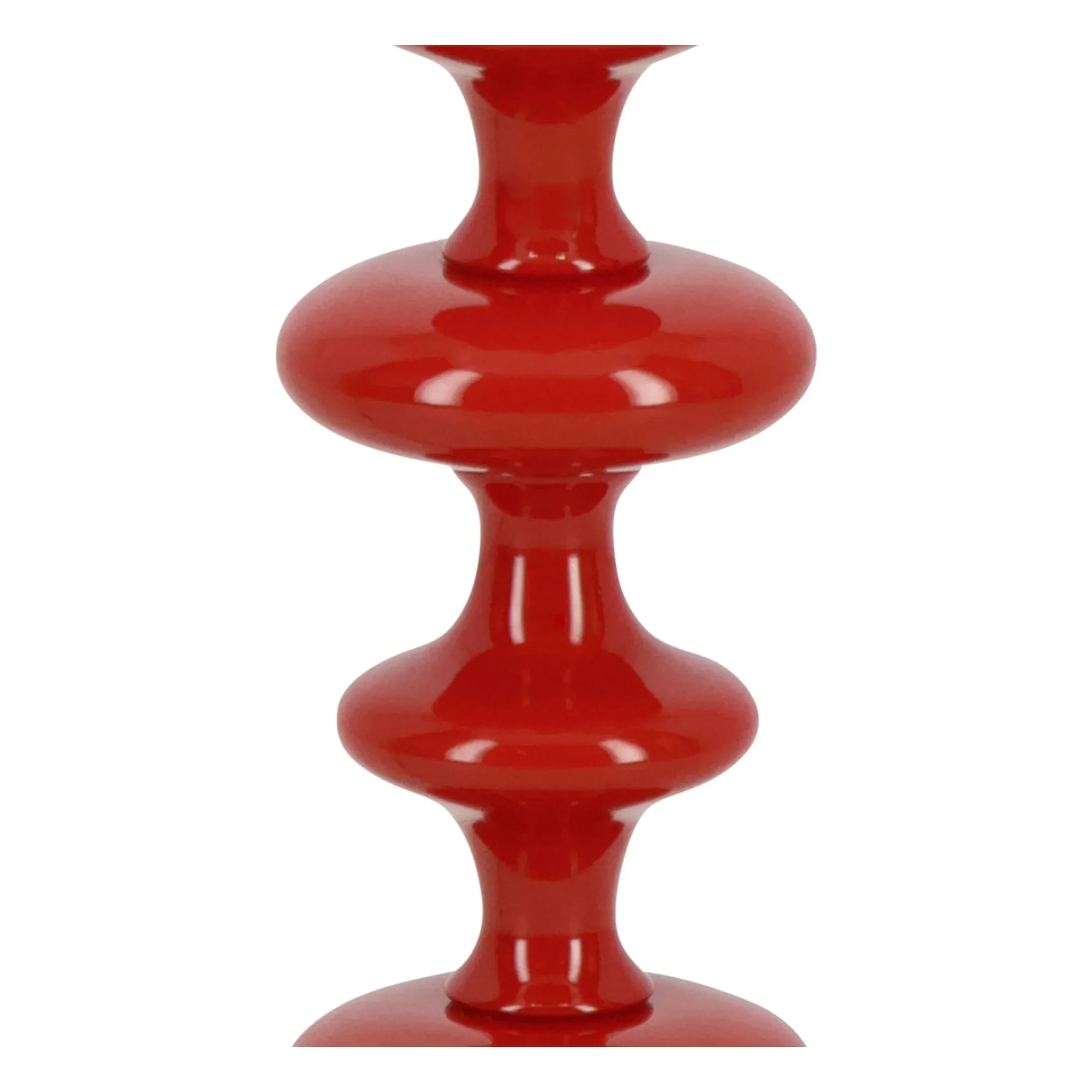House of Capricorn - Freixo Wooden Lamp Base | Brick Red