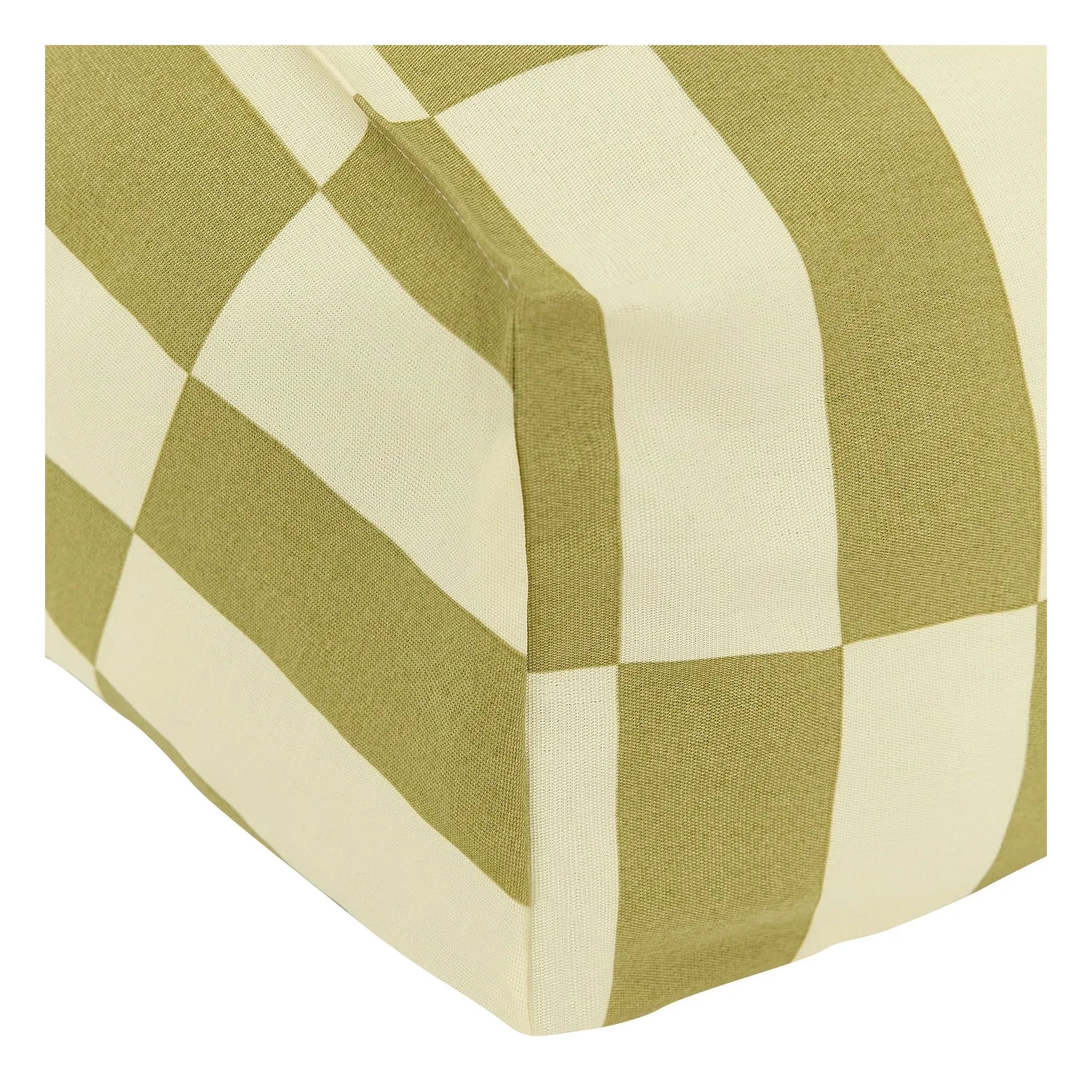 Nobodinoz - Vibes Tiles Outdoor Pouf Seat | Green