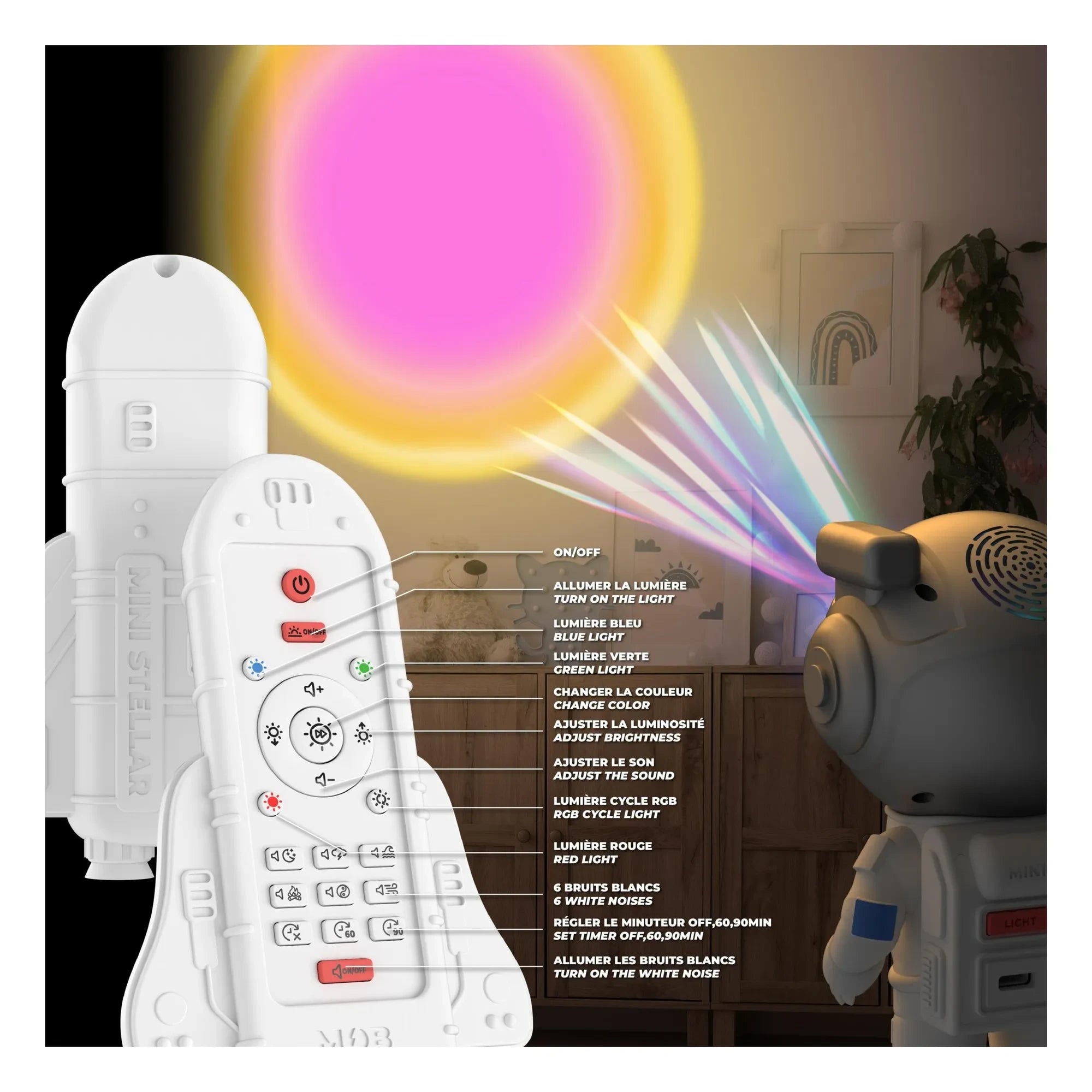 MOB - Mini Stellar Musical Night Light