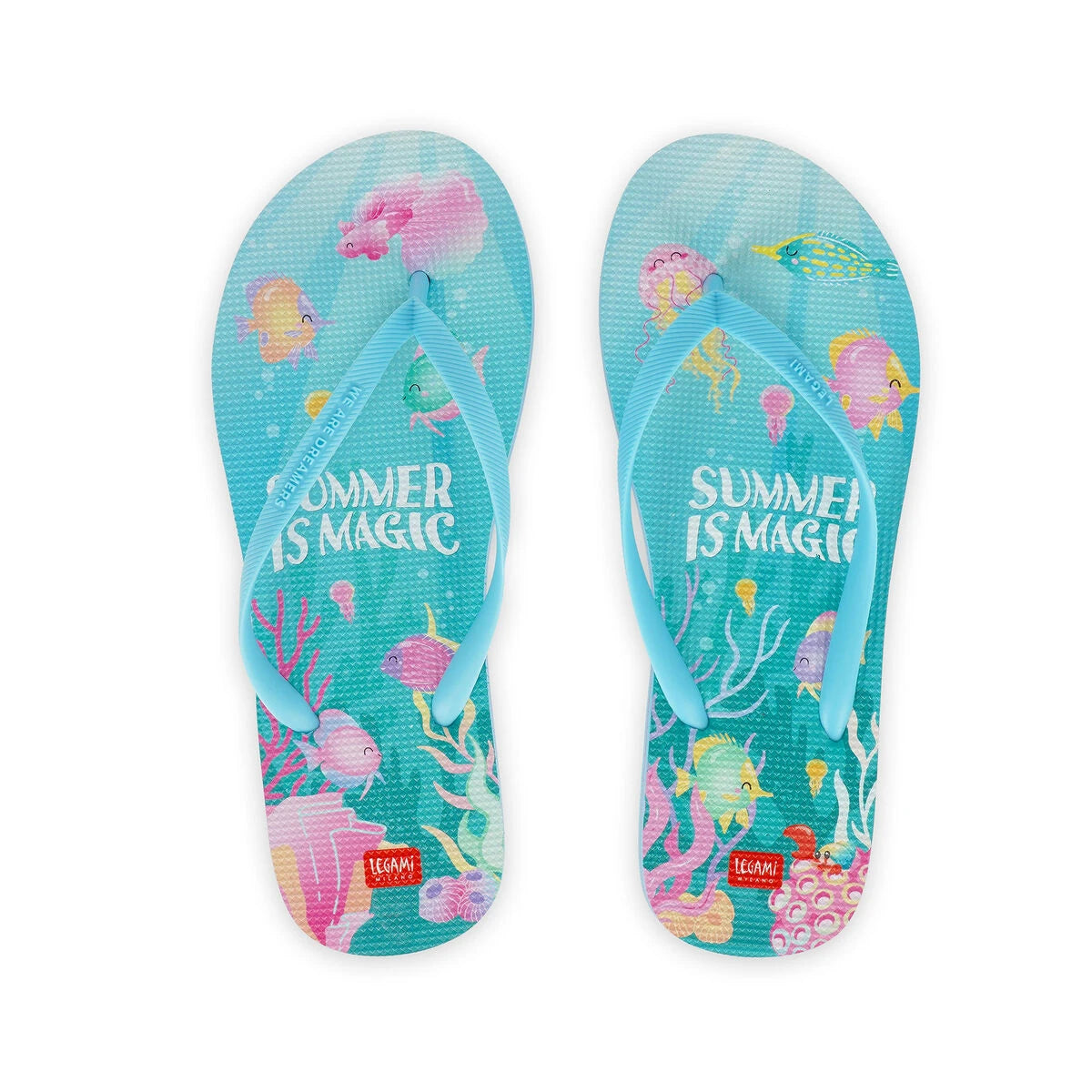 Legami - Size 40/41 Slim Summer is Magic Flip Flops