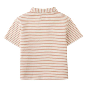 Gingersnaps - Polo Bruno Banana Çizgili Twill | Ekru
