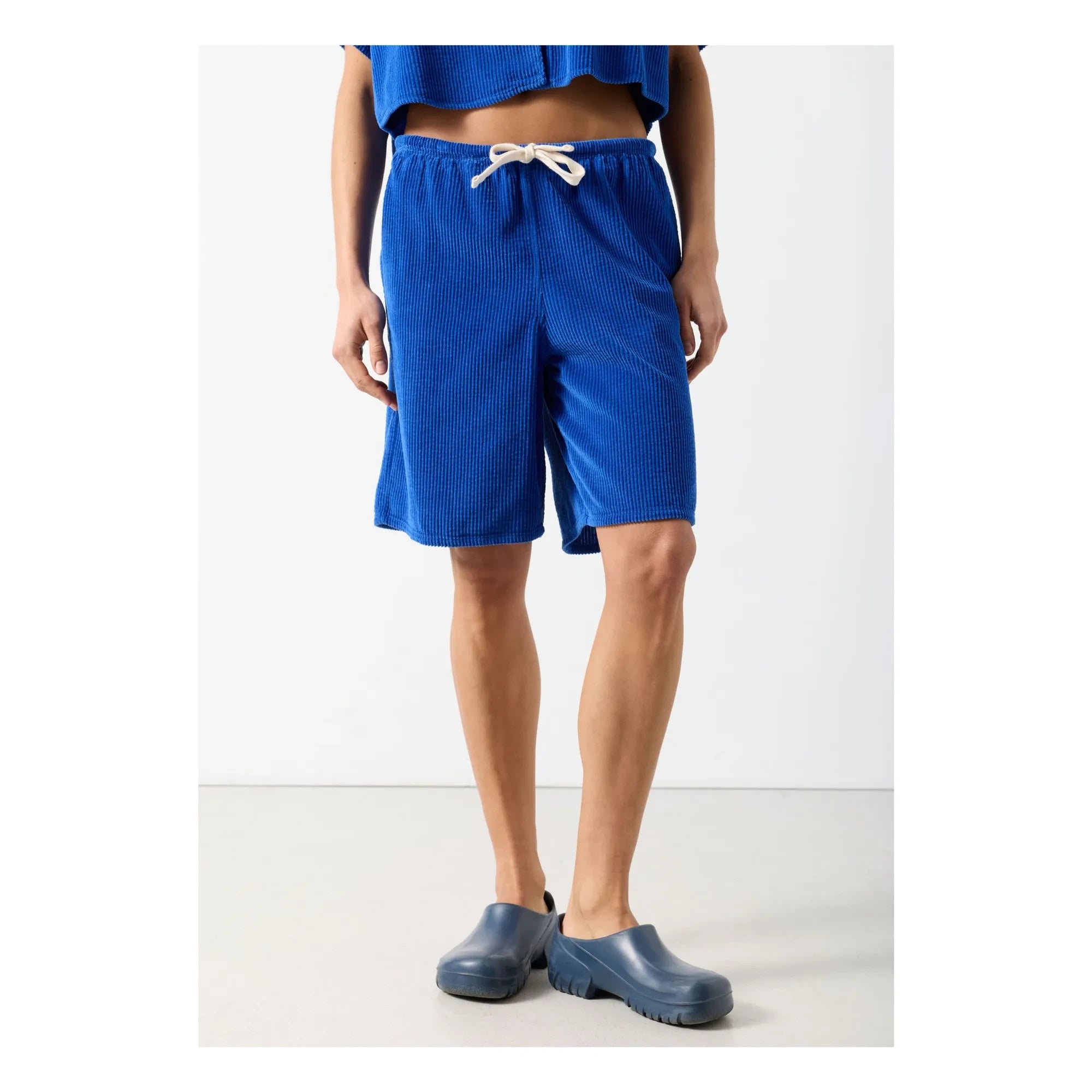 American Vintage - Padow Cotton Shorts | Blue
