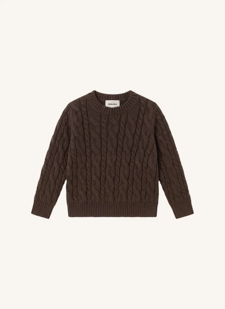 Smallable Woman - Marguerite Wool Sweater | Brown