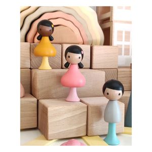 Clicques - Ruby & Coco ahşap figürler
