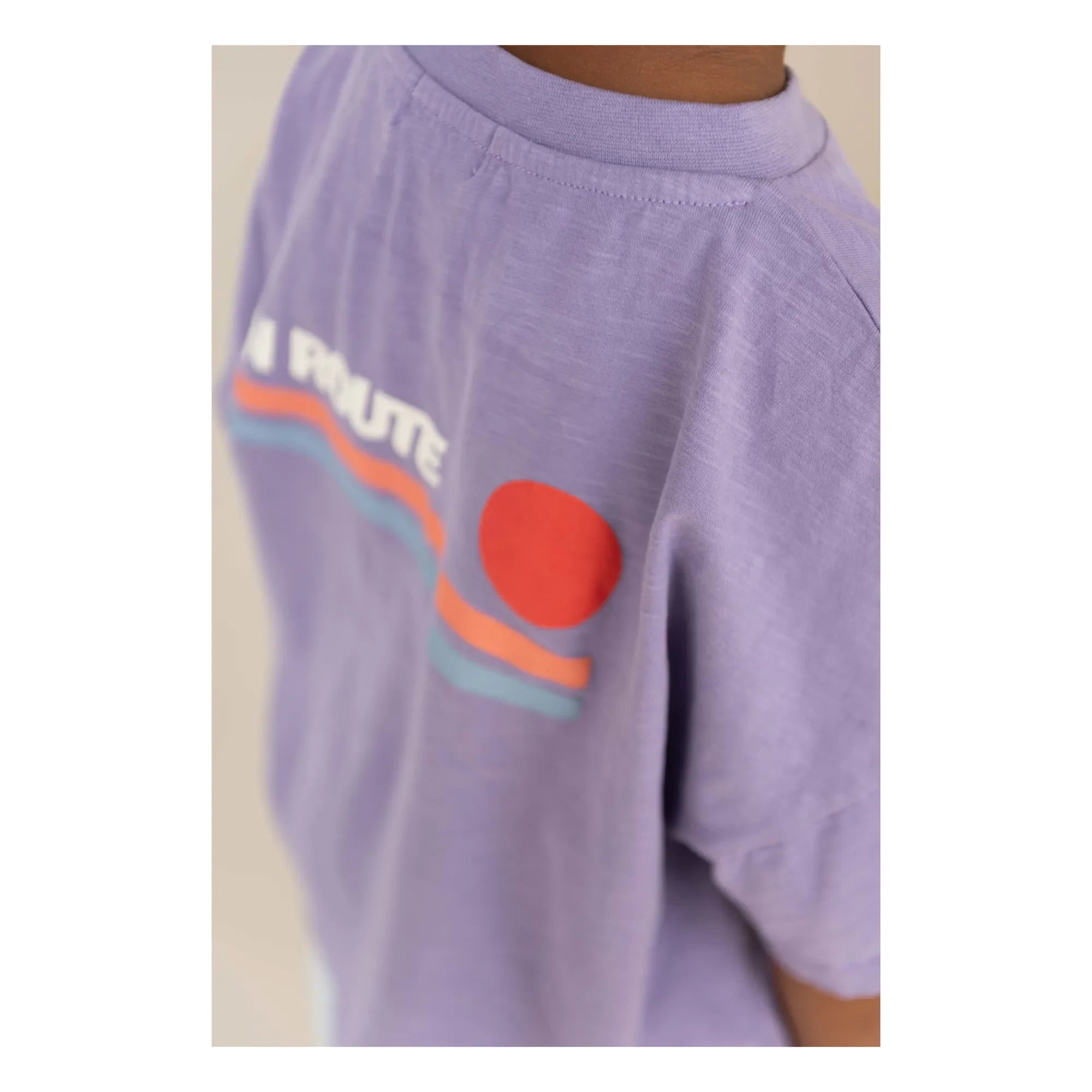 Jenest - Oversized T-shirt Ben En Route Organic Cotton | Purple